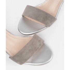 Sandaalit Sergio Leonen postauksessa harmaa 2