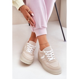 Naisten matalat tennarit, beige 7
