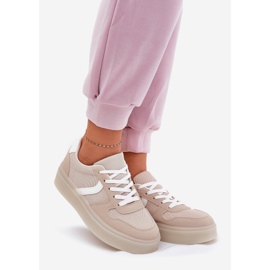Naisten matalat tennarit, beige 1