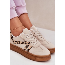 Naisten lenkkarit laiturilla leopard beige 7