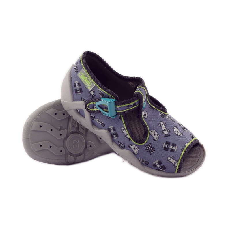 Befado tossut 217p092 chasers vihreä harmaa musta valkoinen 3