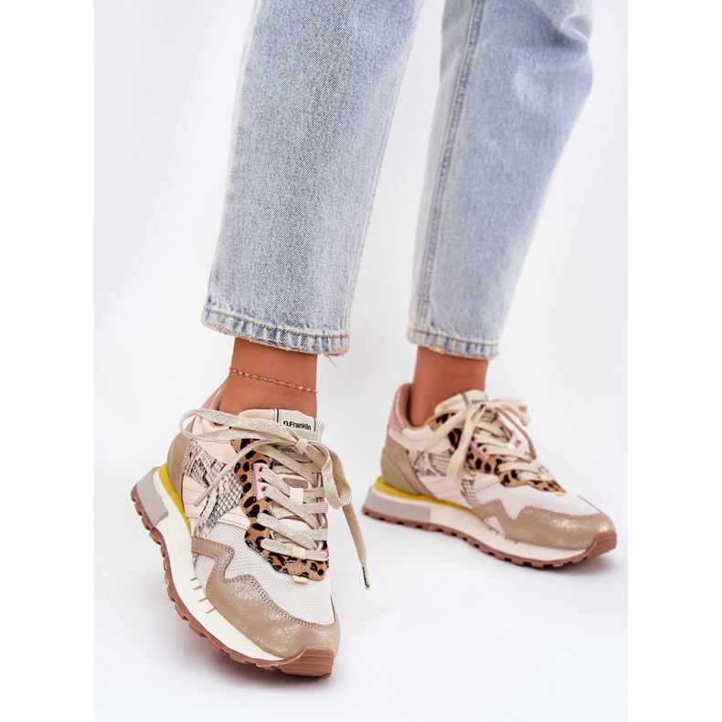 Lenkkarit Naisten urheilukengät D.Franklin DFSH378006 Kulta kultainen 2