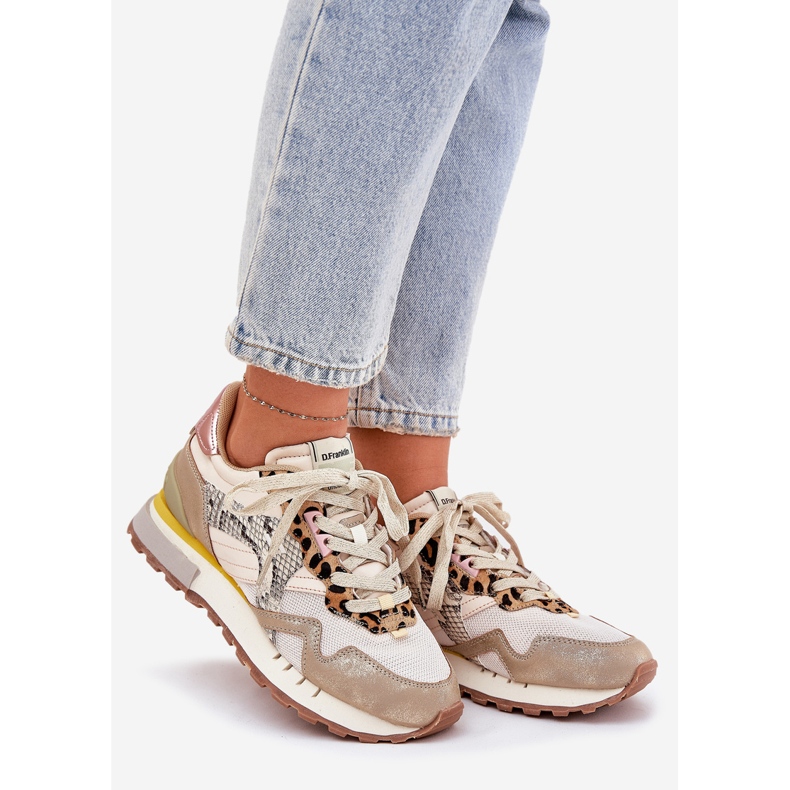 Lenkkarit Naisten urheilukengät D.Franklin DFSH378006 Kulta kultainen 1