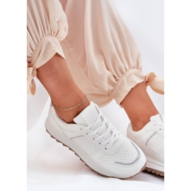 Naisten urheilujalkineet, valkoiset valkoinen 2