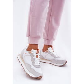 Naisten mokkanan naisten urheilukengät Big Star RR274235 Hi-Polish Beige -järjestelmä 2