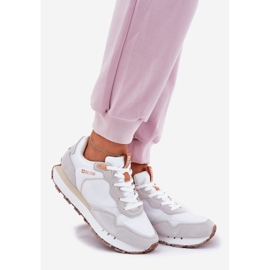 Naisten mokkanan naisten urheilukengät Big Star RR274235 Hi-Polish Beige -järjestelmä 1