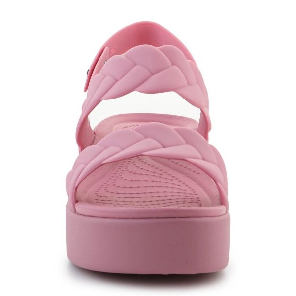 Crocs Brooklyn kudottu matala kiila 209977-6xx sandaalit vaaleanpunainen 2