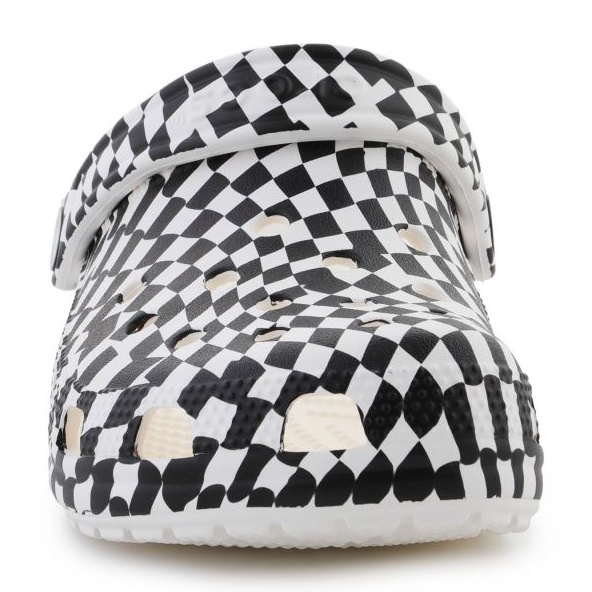 Crocs Classic Warped Checker Clog 211007-103 valkoinen 2