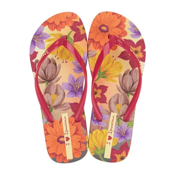 Ipanema Flip -Flops Verao Tropical Fem 27197 BB263 punainen 1
