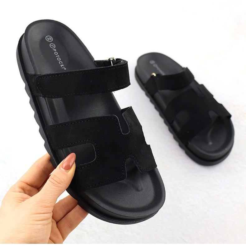 Naisten tossut Black Potocki GN17303 musta 1