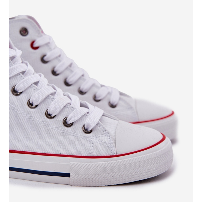 Big Star Materiaali miesten iso tähti NN174305 Hi-Polish System System White System valkoinen 2