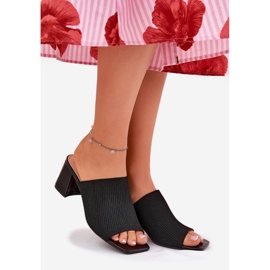 Musta pistili naisten korkokengät 1