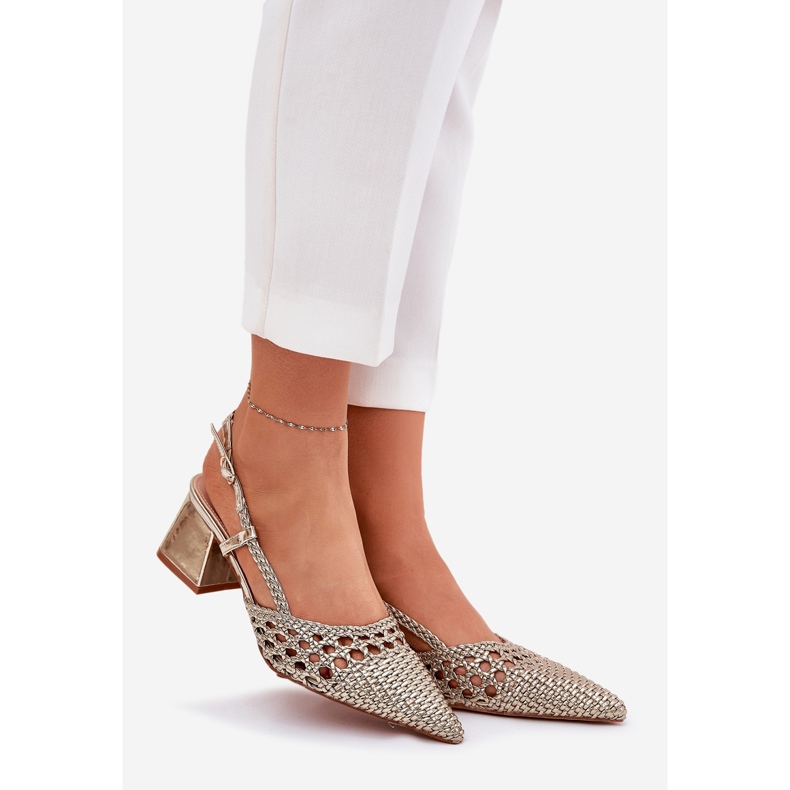 Balleriinit litteällä punoksella kultainen 1