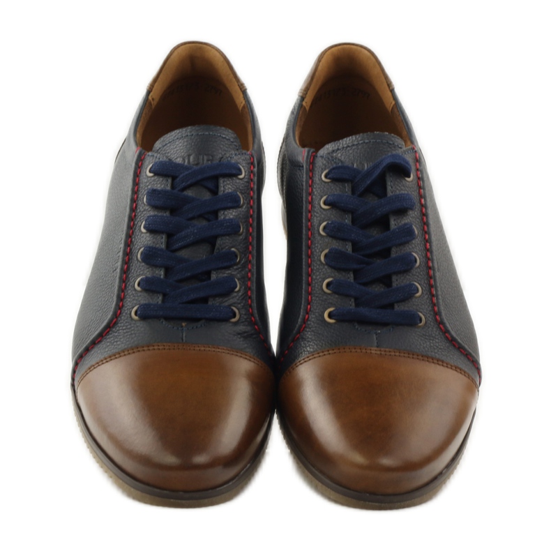 Badura 3173 tummansiniset urheilukengät ruskea laivastonsininen 4