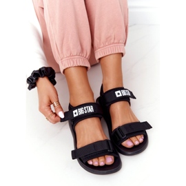 Naisten urheilusandaalit Big Star HH274A024 Musta 4