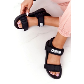 Naisten urheilusandaalit Big Star HH274A024 Musta 5