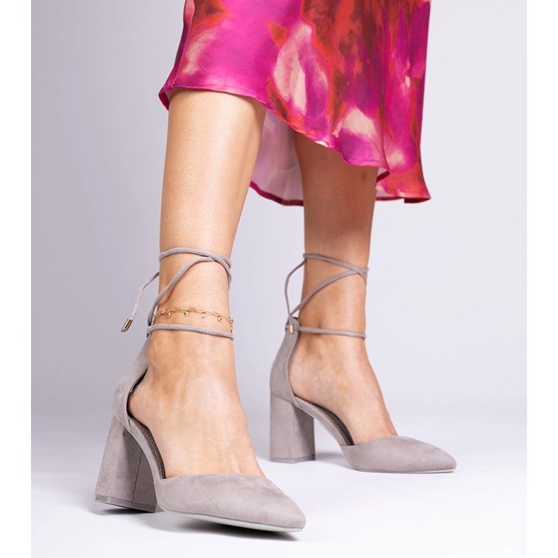 Harmaat klassiset pumput Ekozamszu 1