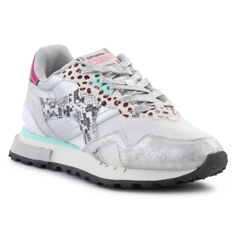 D.Franklin Shoes VIBLA ZIG PATCH DFSH378006-SILV valkoinen 1