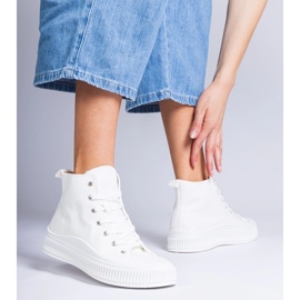 Valkoiset Guerrinon korkeatasoiset tennarit valkoinen 2