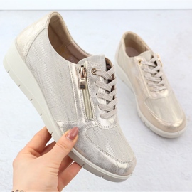 Urheilukengät kultaisella kiila Sabatina LH01 kultainen 1