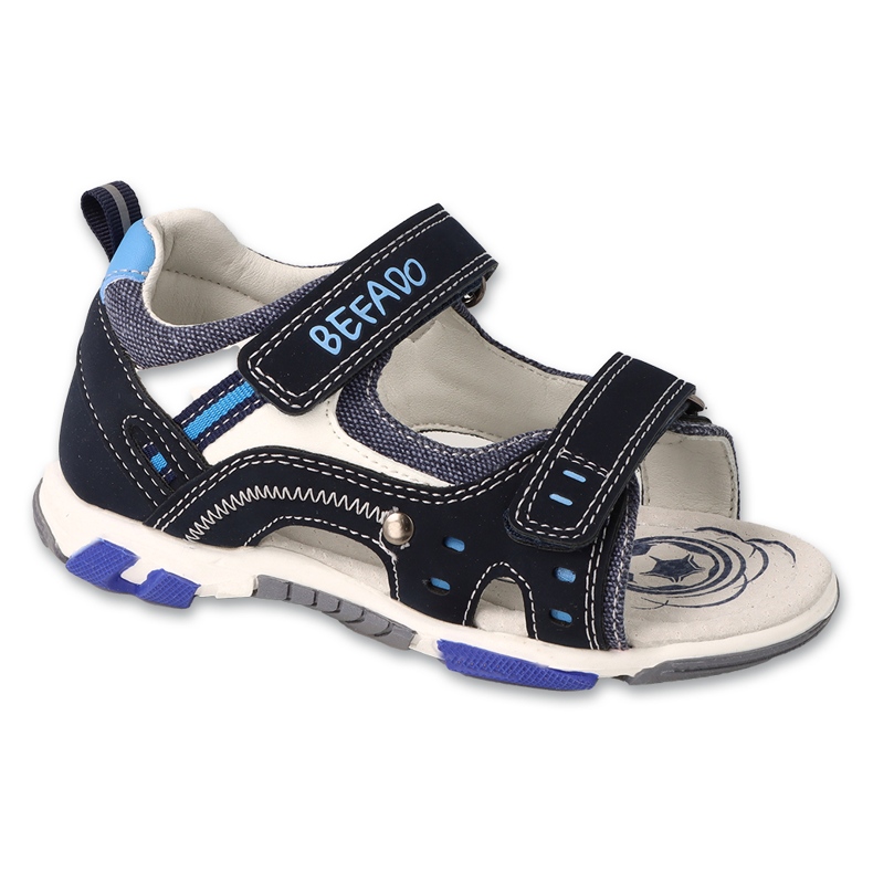 Befado lasten sandaalit, nahkainen pohjallinen, 170X104, laivastonsininen 1