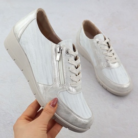 Huoltokengät Silver Sabatina LH01 hopea 1