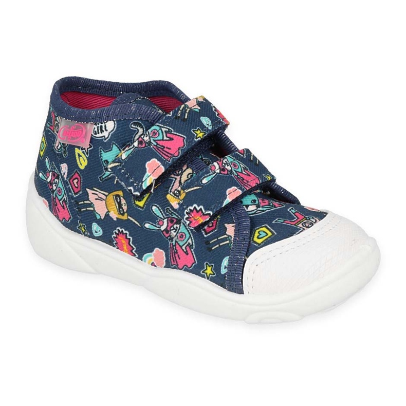 Befado lasten tossut 212P080, tummansininen, värikkäillä sovelluksilla 1