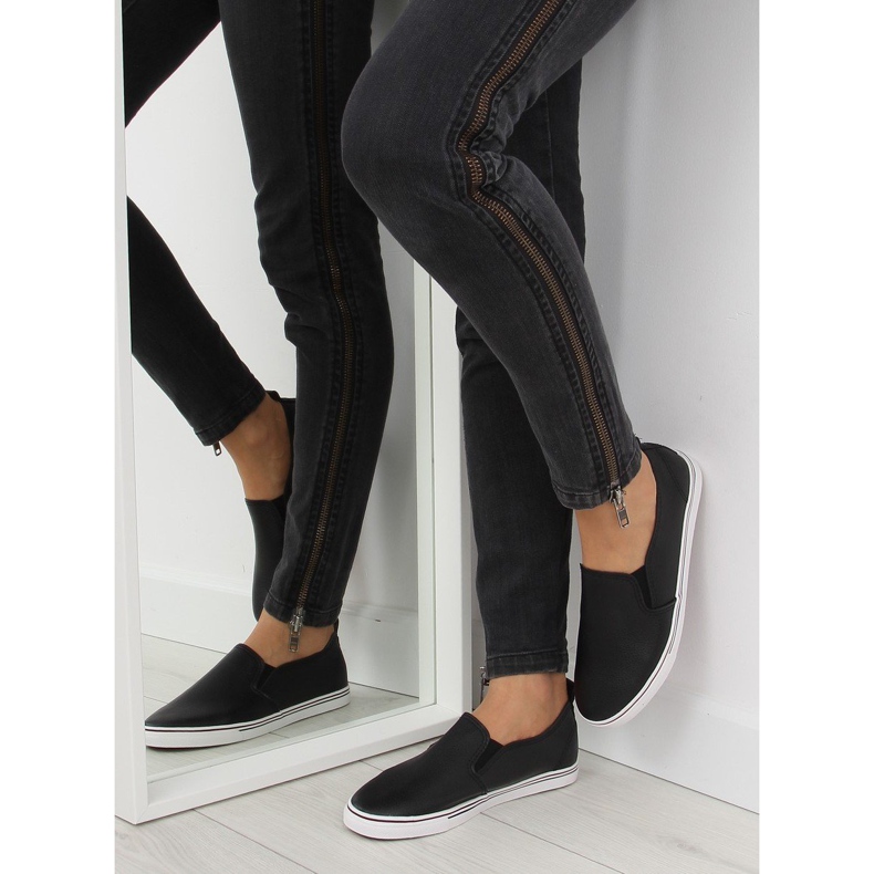 Slip-on lenkkarit musta face musta xl08p Musta 2