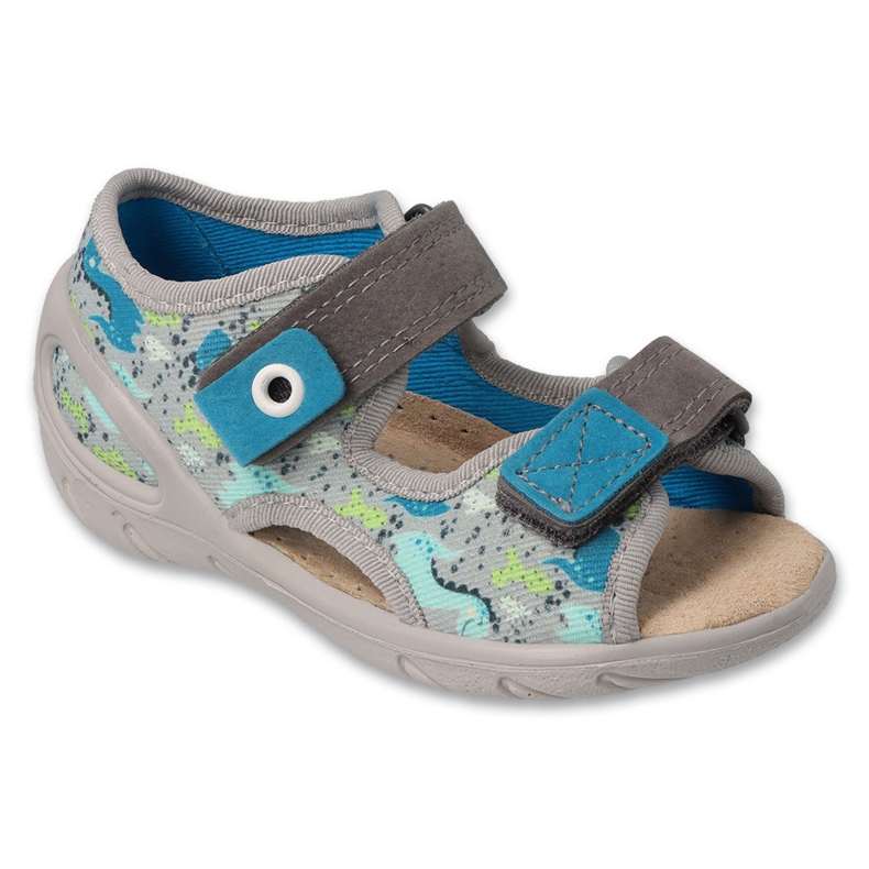 Befadon lasten sandaalien nahkainen insertti 065p164 harmaa 1
