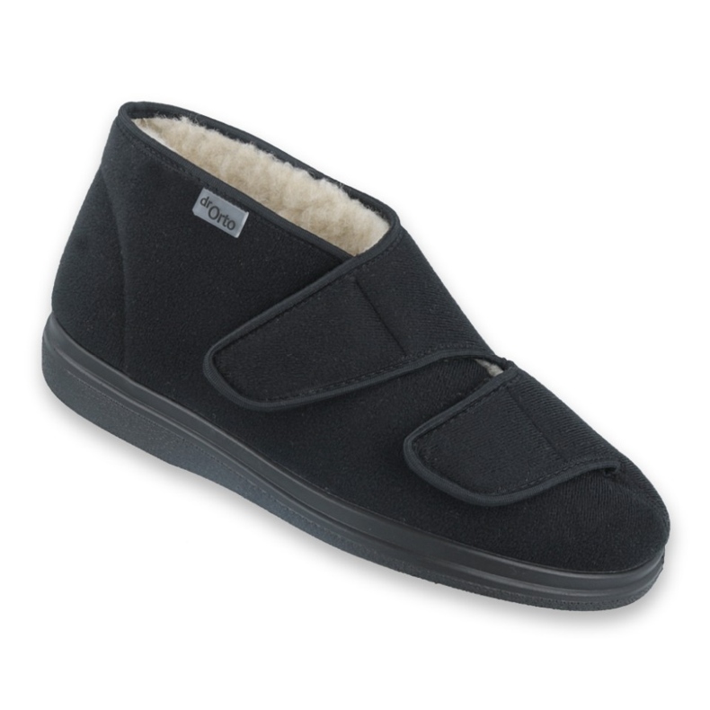 Dr.orto Befado Lämpimät miesten tossut PU 986M011 musta 1