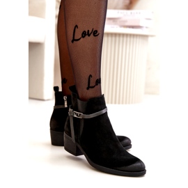 Zazoo 60478 mokkanahkakorkot eristetty musta vetoketju 3