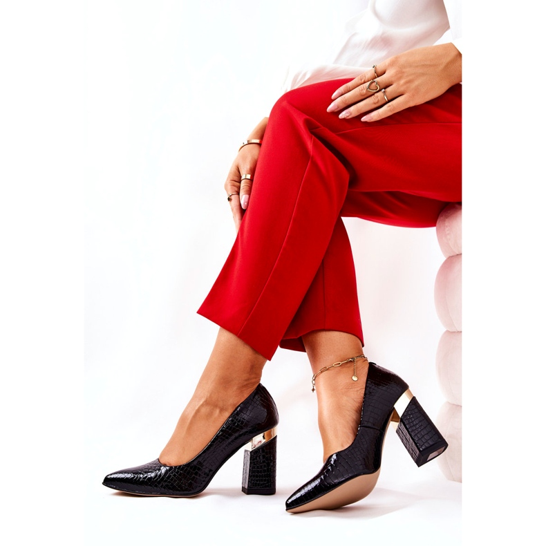 Lewski Shoes Lewski -nahkapumput 3117 musta 3