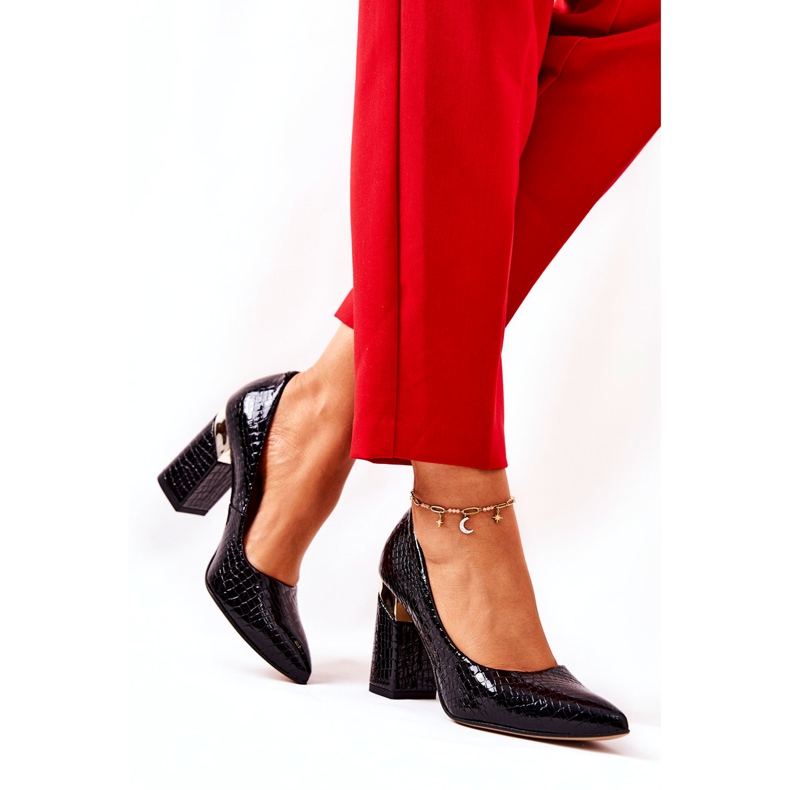 Lewski Shoes Lewski -nahkapumput 3117 musta 2