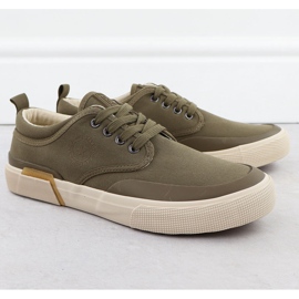 Miesten tekstiililenkkarit Khaki Big Star RR174064 vihreä 1