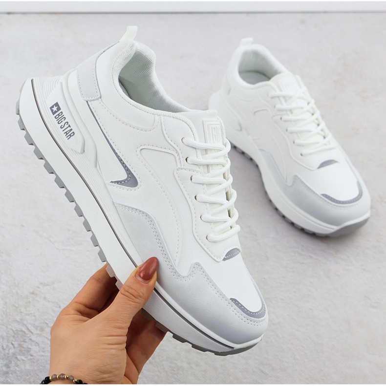 Big Star Naisten urheilukengät Valkoinen iso tähti RR274A213 1