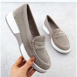 Naisten avoimien kengät Sergio Leone 095H Grey -alustalla harmaa 1