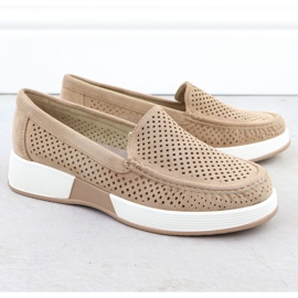 Naisten avoimien kengät Sergio Leone 094H Beige -alustalla 2