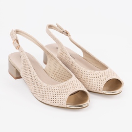 Goodin Matalalla aukonopeus sandaalit beige 2