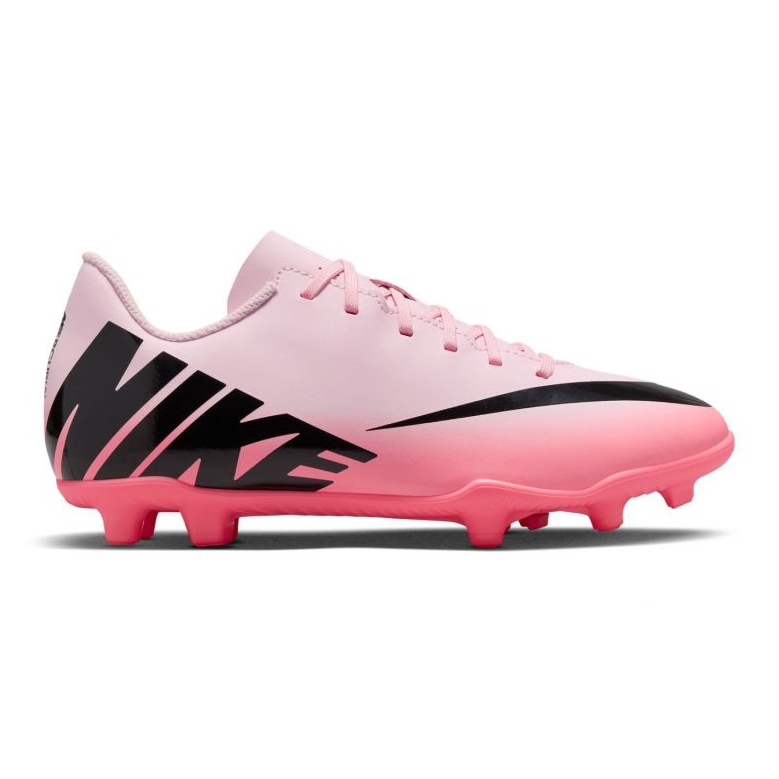 Nike Mercurial Vapor 15 Club FG/MG JR DJ5958-601 Jalkapallokengät vaaleanpunainen 1