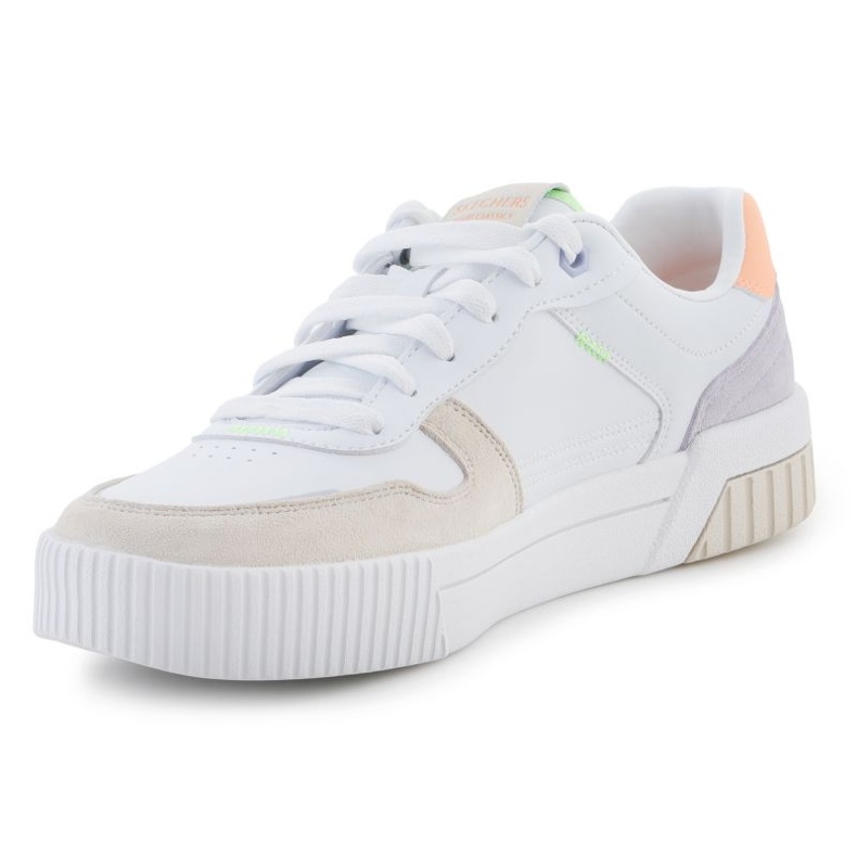 Skechers Jade -kengät - Tyylikäs tyyppi 185092-WMLT valkoinen 2
