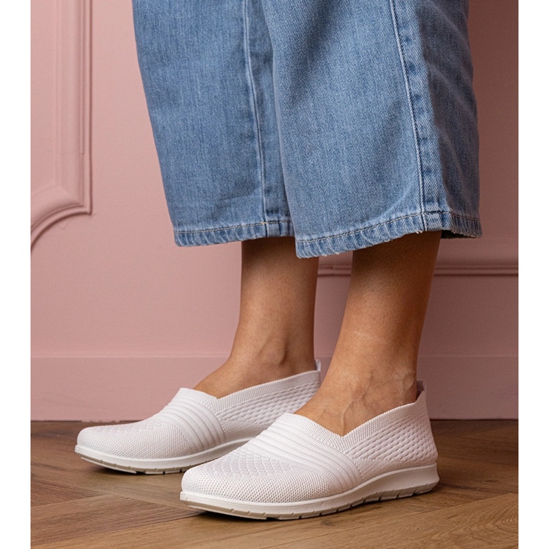 Valkoisten naisten lenkkarit valkoinen 1