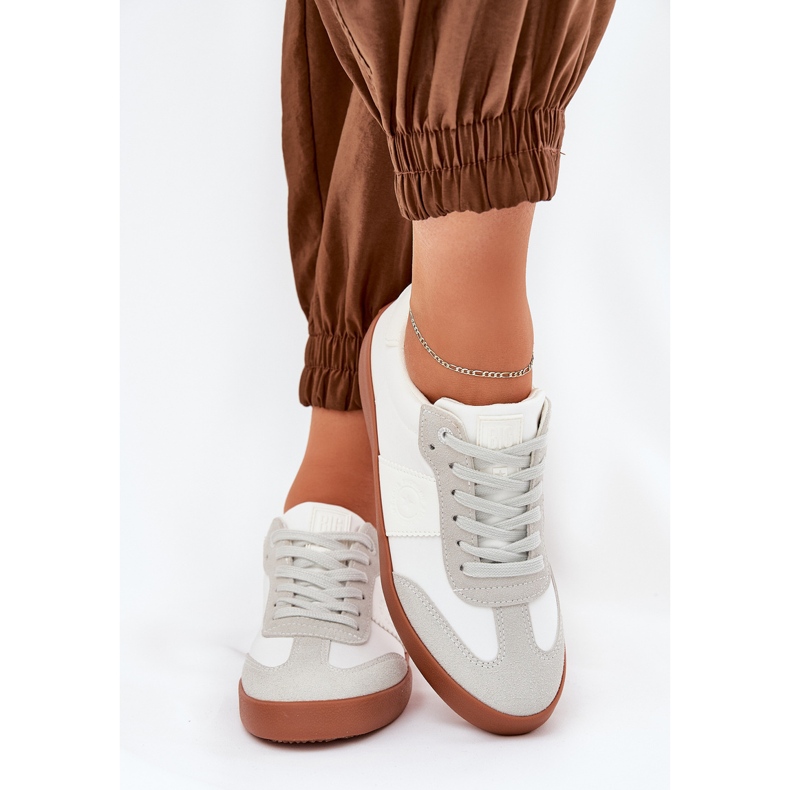 Naisten lenkkarit Big Star RR274371 White Gray valkoinen 2