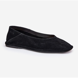 Naisten mokkanahka balleriinit Big Star RR274080 Black musta 4