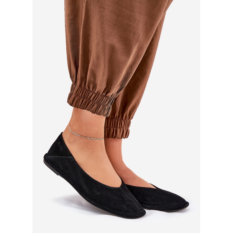 Naisten mokkanahka balleriinit Big Star RR274080 Black musta 1