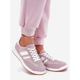 Evento Naisten lenkkarit, joissa on ekologinen mokkanahka violetti 1