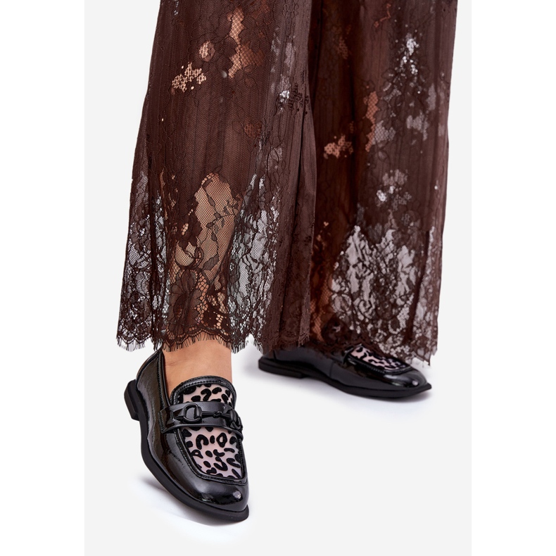 Nahka lakattu leipä Vinceza mesh 31931 musta 1