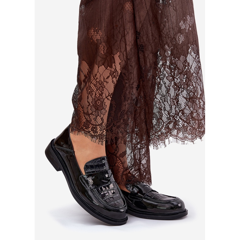 Maalattu Vinceza 91125 Naisten nahkapäällysteet musta 1