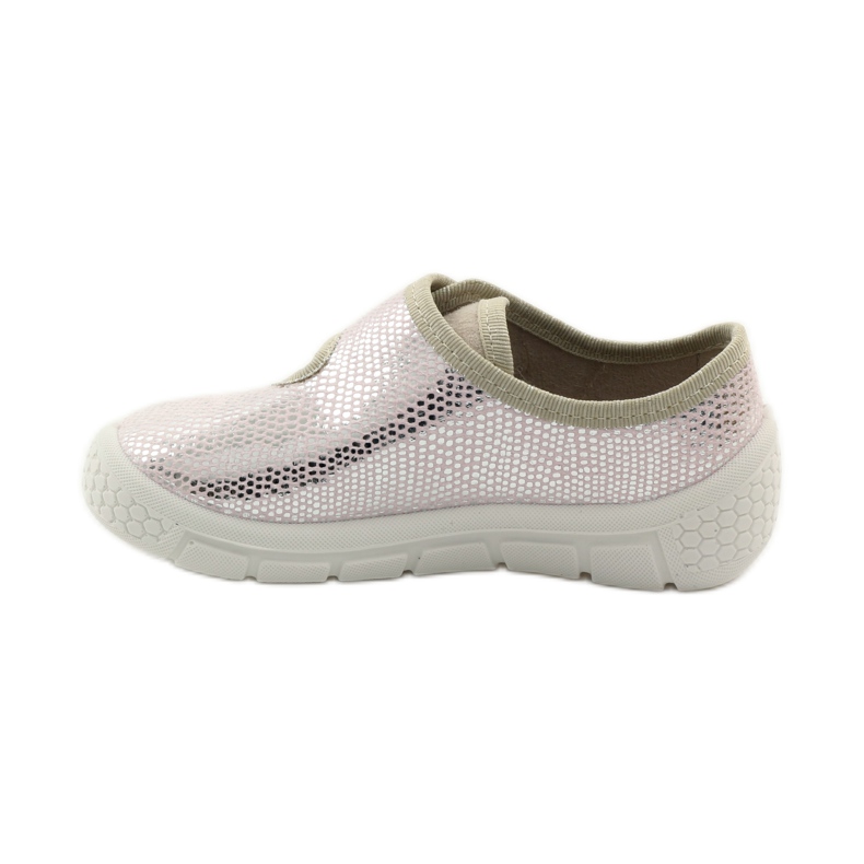 Tossut Vaalea pohjallinen SOFT-B Befado vaaleanpunainen harmaa ruskea 2