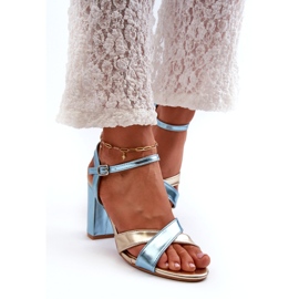 Seastar Eco-Leather-naisten sandaalit sinivihreässä sininen 3