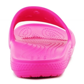 Naisten Openwork Flip Flops Crocs Classic Slide 206121-6ub vaaleanpunainen 3